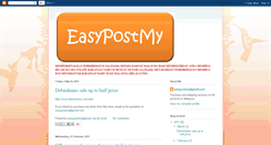 Desktop Screenshot of easypostmy.blogspot.com