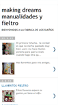 Mobile Screenshot of makingdreamsmanualidadesyfieltro.blogspot.com