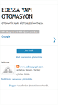Mobile Screenshot of edessayapiotomasyon.blogspot.com