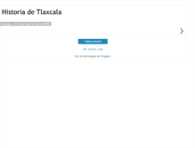 Tablet Screenshot of hisotriadetlaxcala.blogspot.com