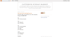 Desktop Screenshot of cattericksundaymarket.blogspot.com