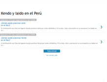Tablet Screenshot of kendoenelperu.blogspot.com