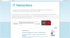 Desktop Screenshot of itnetworkers.blogspot.com