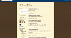 Desktop Screenshot of ibchemhlblog.blogspot.com