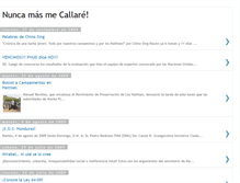 Tablet Screenshot of nuncamasmecallare.blogspot.com
