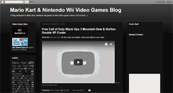 Desktop Screenshot of nintendowiigamesmariokart.blogspot.com