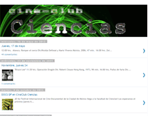 Tablet Screenshot of cineclubciencias.blogspot.com