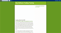 Desktop Screenshot of day-software-trading-training.blogspot.com