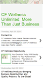 Mobile Screenshot of cfwellnessunlimited.blogspot.com