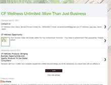 Tablet Screenshot of cfwellnessunlimited.blogspot.com