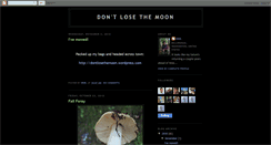 Desktop Screenshot of dontlosethemoon.blogspot.com