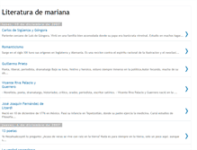 Tablet Screenshot of literaturademariana.blogspot.com
