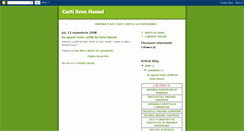 Desktop Screenshot of cartisvenhassel.blogspot.com