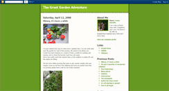 Desktop Screenshot of greatgardenadventure.blogspot.com