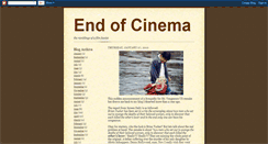 Desktop Screenshot of endofcinema.blogspot.com