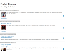 Tablet Screenshot of endofcinema.blogspot.com