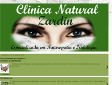 Tablet Screenshot of clinicanaturalzardin.blogspot.com