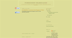 Desktop Screenshot of forbiddenmarriages.blogspot.com