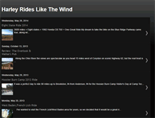 Tablet Screenshot of harleyrideslikethewind.blogspot.com