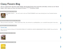 Tablet Screenshot of classyflowersblog.blogspot.com