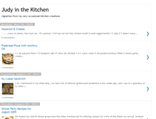 Tablet Screenshot of judyinthekitchen.blogspot.com