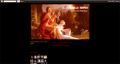 Desktop Screenshot of eljardindeorfeo.blogspot.com