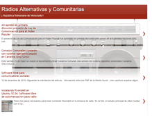 Tablet Screenshot of laradioalternativaenvenezuela.blogspot.com