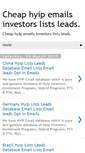 Mobile Screenshot of hyip-email-leads.blogspot.com