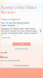 Mobile Screenshot of keurigcoffeemakerx.blogspot.com