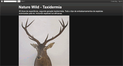 Desktop Screenshot of naturewildtaxidermia.blogspot.com