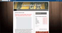 Desktop Screenshot of cabeceiranews.blogspot.com