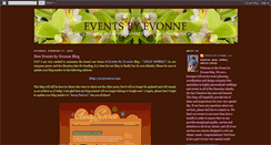 Desktop Screenshot of eventsbyevonne.blogspot.com