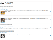 Tablet Screenshot of mmaenquirer.blogspot.com