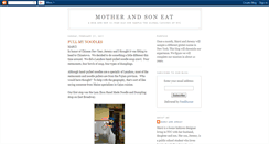 Desktop Screenshot of motherandsoneat.blogspot.com