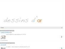 Tablet Screenshot of dessinsdar.blogspot.com