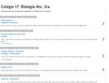 Tablet Screenshot of colegio17biologia43.blogspot.com