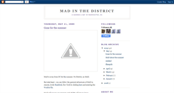Desktop Screenshot of madinthedistrict.blogspot.com