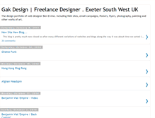 Tablet Screenshot of gakdesign.blogspot.com