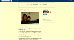 Desktop Screenshot of beingmollytuttle.blogspot.com