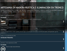 Tablet Screenshot of iluminacionenmadera.blogspot.com