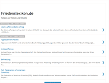 Tablet Screenshot of friedenslexikon.blogspot.com