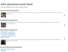 Tablet Screenshot of eriks-adventures-travel-forum.blogspot.com