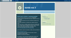 Desktop Screenshot of bandavox3.blogspot.com