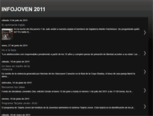 Tablet Screenshot of infojoven2011.blogspot.com