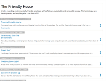 Tablet Screenshot of friendlyhouse.blogspot.com