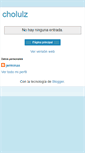 Mobile Screenshot of cholulz.blogspot.com