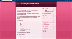 Desktop Screenshot of celebrity-beauty-secrets.blogspot.com