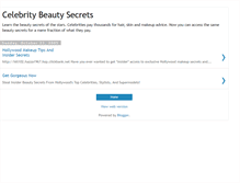 Tablet Screenshot of celebrity-beauty-secrets.blogspot.com