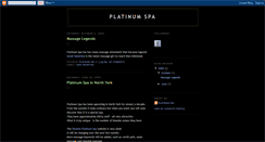 Desktop Screenshot of platinum-spa.blogspot.com