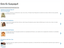 Tablet Screenshot of estoesguayaquil.blogspot.com